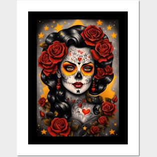 Vintage Style Catrina 03 Posters and Art